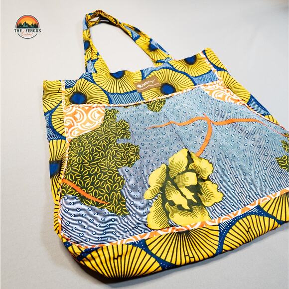 Noon Day Collection Tote Bag Multicolor Flora Double Handle Pockets Women's - Picture 3 of 8